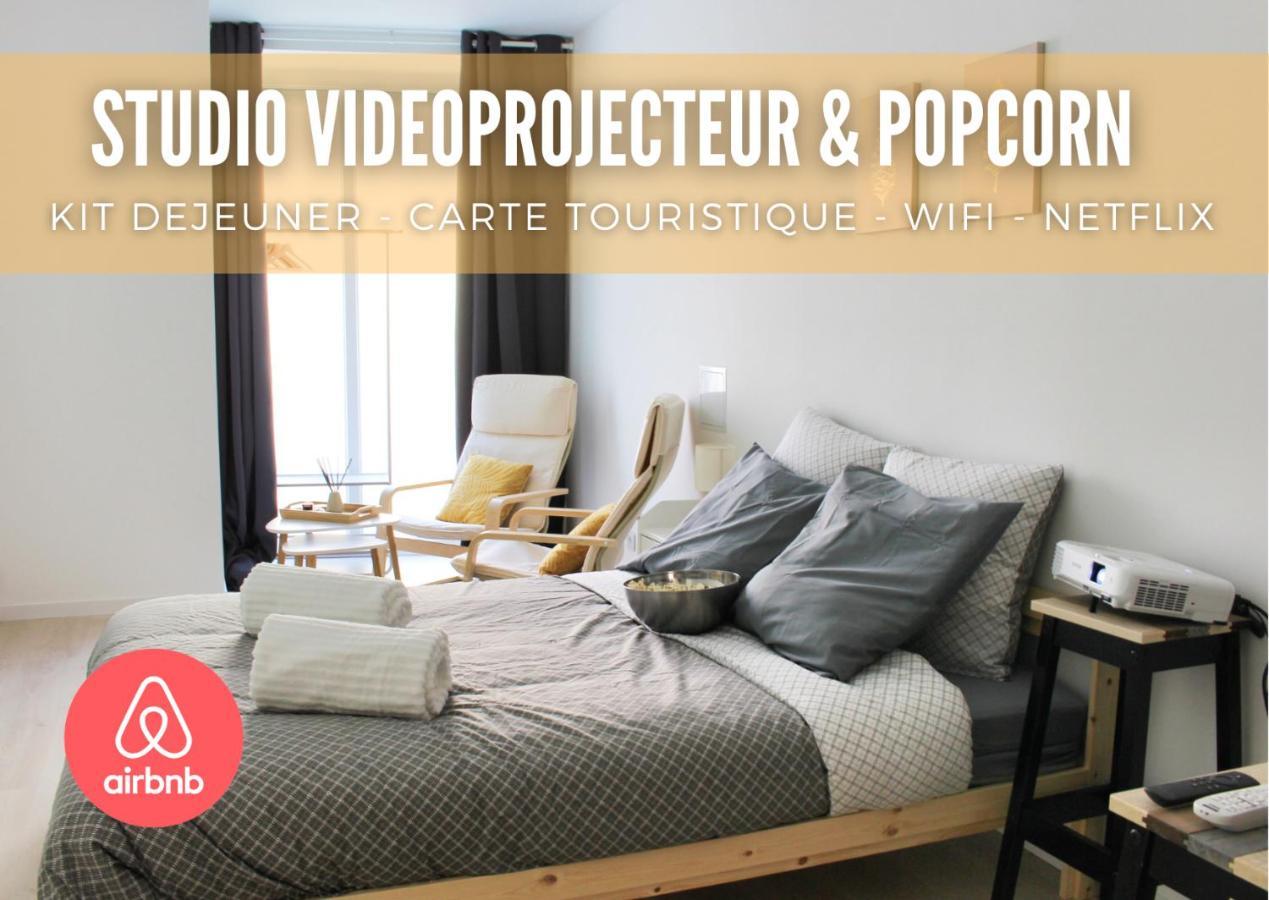 Appartement Studio Vidéoprojecteur&Popcorn - Proche Victoire à Bordeaux Extérieur photo
